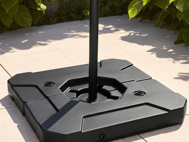 274 lb Cantilever Patio Umbrella Base with Handles