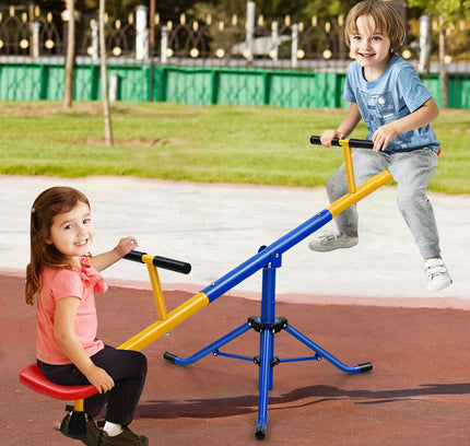 360°Rotation Kids Seesaw Swivel Teeter Totter Playground Equipment