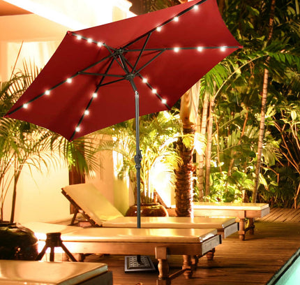 17.5" Heavy Duty Square Umbrella Base Stand of 30 lb for Outdoor