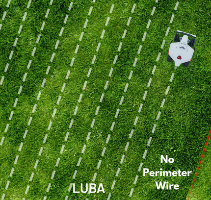 Mammotion LUBA 2 AWD 3000: Perimeter Wire Free Robot Lawn Mower in stock .75 acre