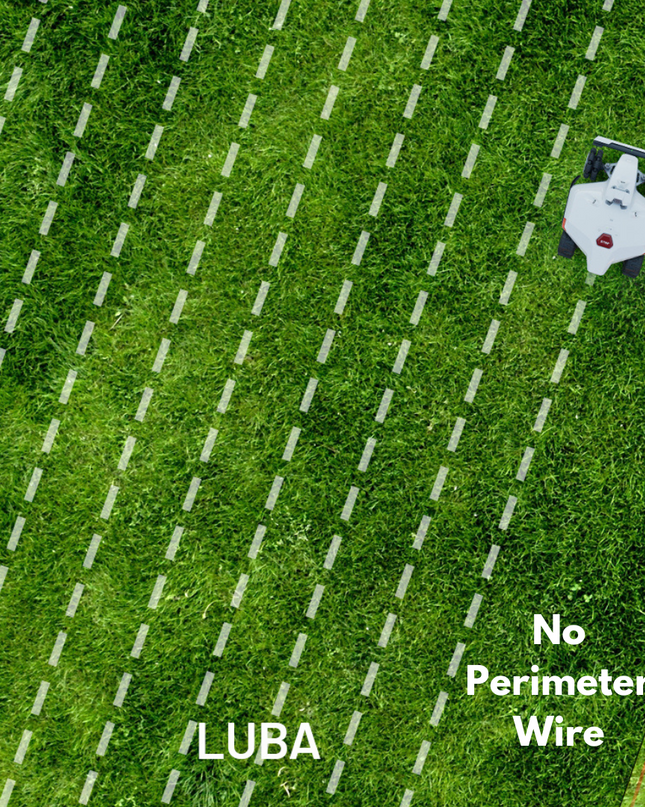 Mammotion LUBA 2 AWD 3000: Perimeter Wire Free Robot Lawn Mower in stock .75 acre