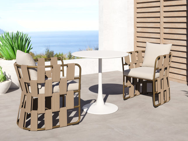 Quadrat Dining Chair White