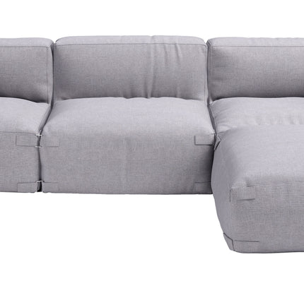 Luanda Corner Chair Gray