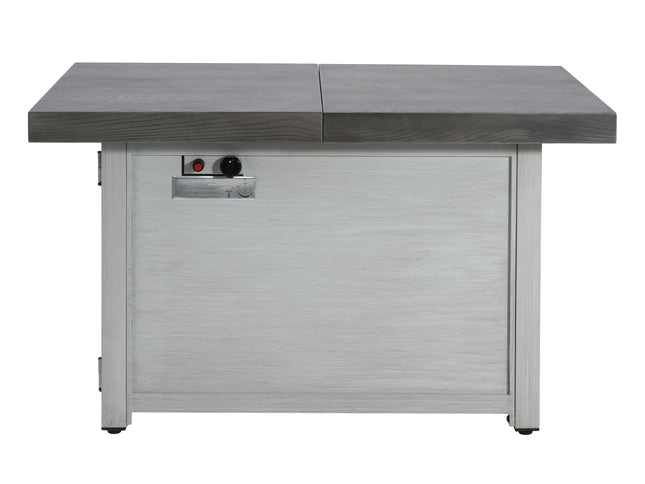 Extendable Rectangular Propane Fire Pit Table | 50,000 BTU