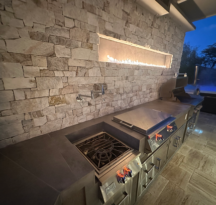 KoKoMo Luxury Outdoor Kitchen BBQ Island - Custom Built Premium Cooking Station for Your Backyard