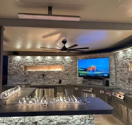 KoKoMo Luxury Outdoor Kitchen BBQ Island - Custom Built Premium Cooking Station for Your Backyard