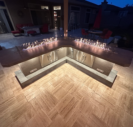 KoKoMo Luxury Outdoor Kitchen BBQ Island - Custom Built Premium Cooking Station for Your Backyard