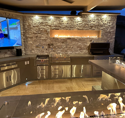 KoKoMo Luxury Outdoor Kitchen BBQ Island - Custom Built Premium Cooking Station for Your Backyard