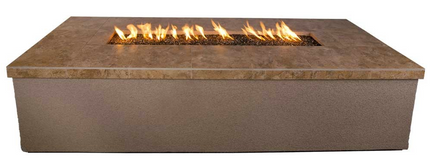Entertainer Outdoor Fire Pit with Fire-Glass for Ultimate Patio Experience