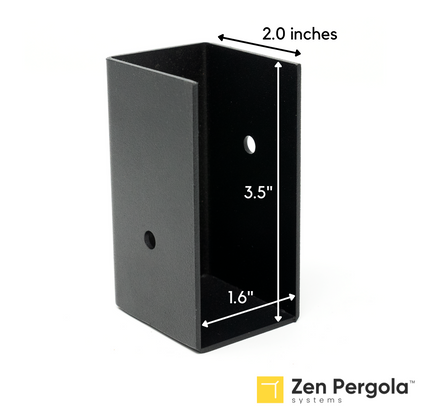 Pergola Insert Bracket (for 2x4 Wood Slats)