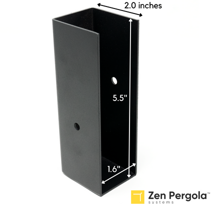 Pergola Insert Bracket (for 2x6 Wood Slats)