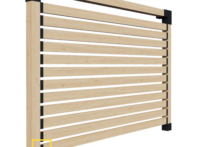 Pergola Insert Bracket (for 2x6 Wood Slats)