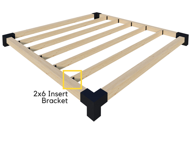Pergola Insert Bracket (for 2x6 Wood Slats)