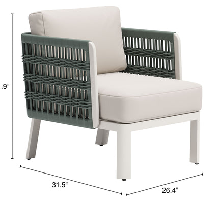 Bridgehampton Armchair White