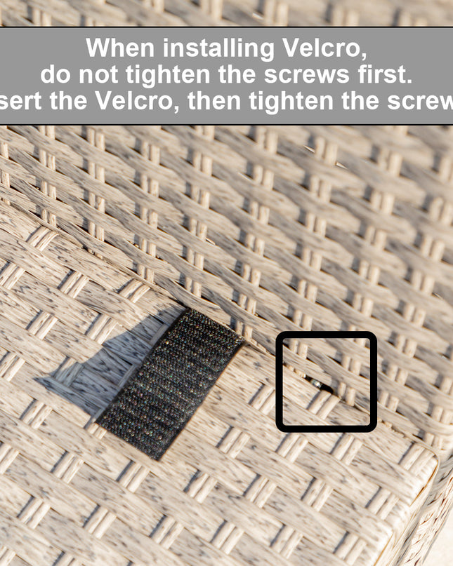 7-Piece Patio Furniture Set, All-Weather Boho Outdoor Conversation Set Sectional Sofa with Water Resistant Grey Thick Cushions