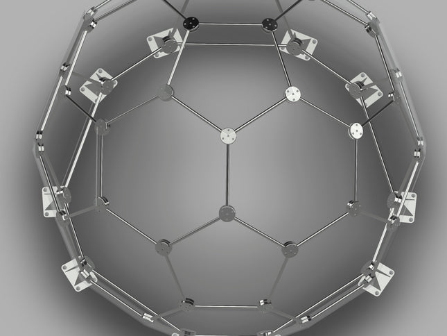 CNC Dome - 16 Ft Tall Stainless Steel 19 Foot Fullerene Enclosure