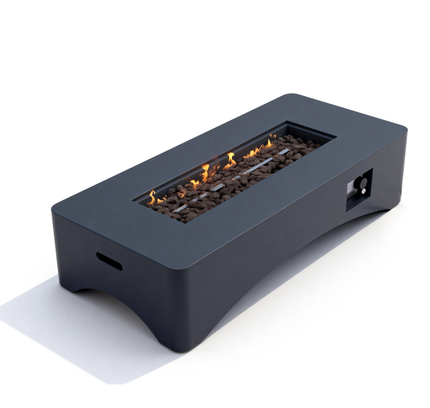 56" Rectangular Propane Fire Pit Table