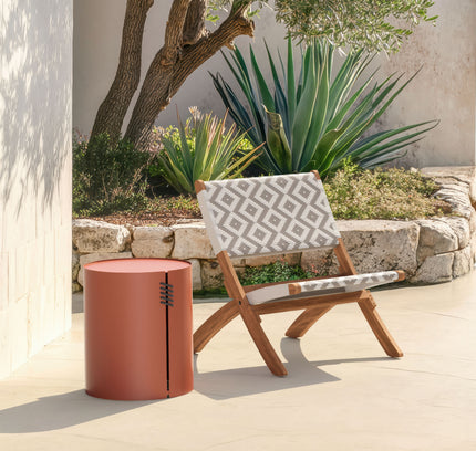 Bayu Side Table Brown
