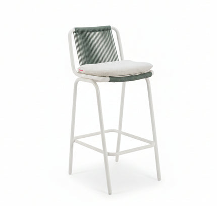 Luft Barstool (Set of 2) White & Green