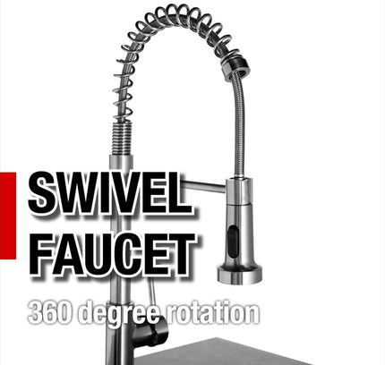 Castelle Flame 44-Inch 6-Burner 85K BTU Stainless Steel Outdoor BBQ Kitchen Island Grill With Wine Cooler, Rotisserie Kit, And Storage Cabinets