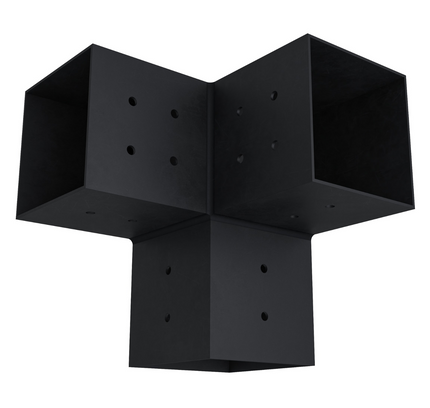 Pergola 3-Arm Post Bracket (for 4x4 Wood Posts)