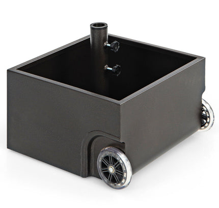 150 Pounds Patio Umbrella Base Stand Wheels Planter Outdoor