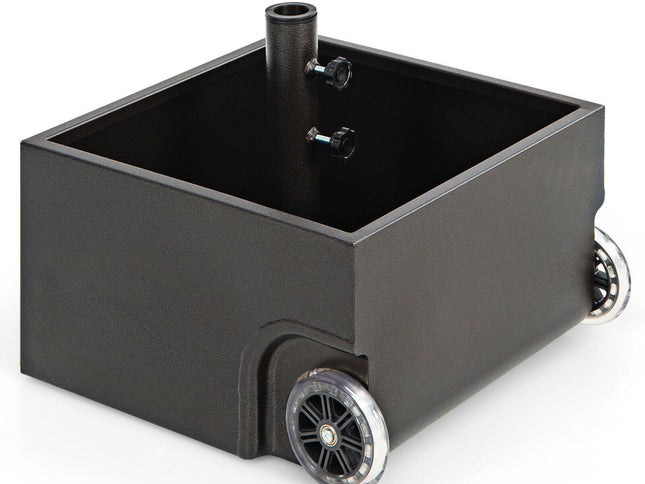 150 Pounds Patio Umbrella Base Stand Wheels Planter Outdoor