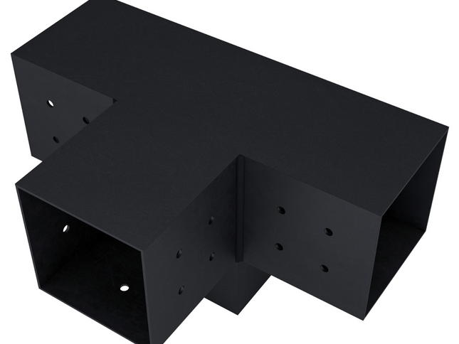Pergola 4-Arm Post Bracket (for 4x4 Wood Posts)