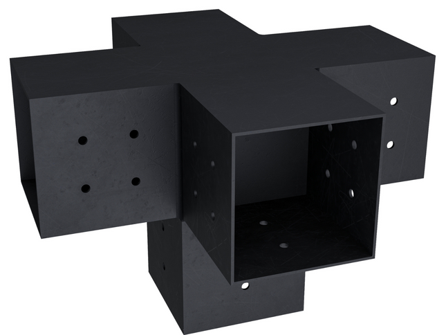 Pergola 5-Arm Post Bracket (for 4x4 Wood Posts)
