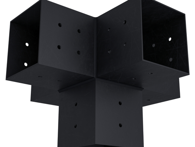 Pergola 5-Arm Post Bracket (for 4x4 Wood Posts)