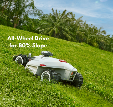 Mammotion LUBA 2 AWD 3000: Perimeter Wire Free Robot Lawn Mower in stock .75 acre