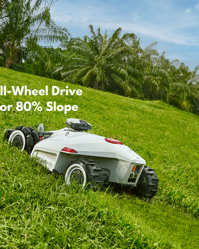 Mammotion LUBA 2 AWD 3000: Perimeter Wire Free Robot Lawn Mower in stock .75 acre