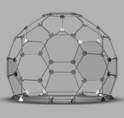 CNC Dome - 16 Ft Tall Stainless Steel 19 Foot Fullerene Enclosure