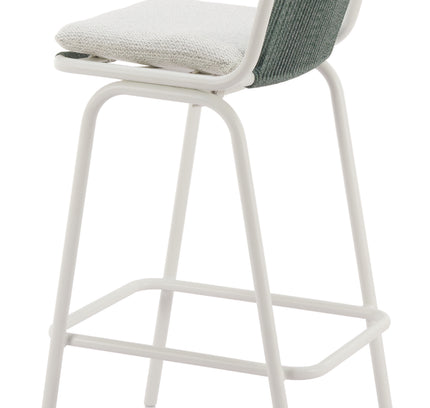 Luft Barstool (Set of 2) White & Green