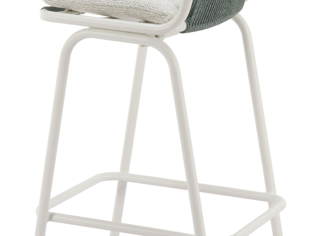 Luft Barstool (Set of 2) White & Green