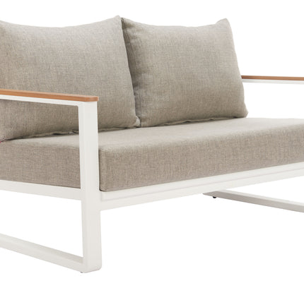 Welt Sofa Taupe & White