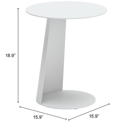 Sunny Isles Side Table White