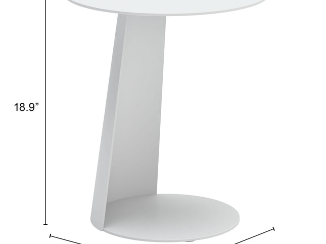 Sunny Isles Side Table White