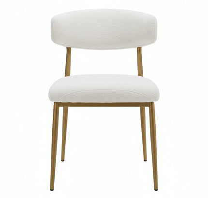 Bege Dining Chair White