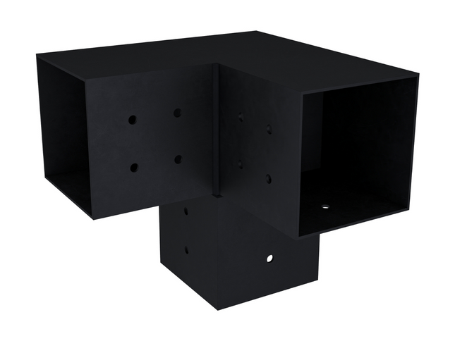 Pergola 3-Arm Post Bracket (for 4x4 Wood Posts)
