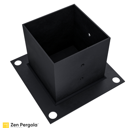 Pergola Base Bracket (for 4x4 Wood Posts)