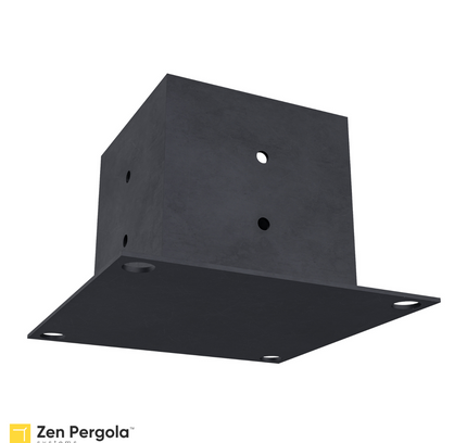 Pergola Base Bracket (for 4x4 Wood Posts)