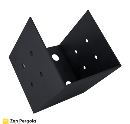 Pergola Wall Mount Bracket (for 4x4 Wood Posts)