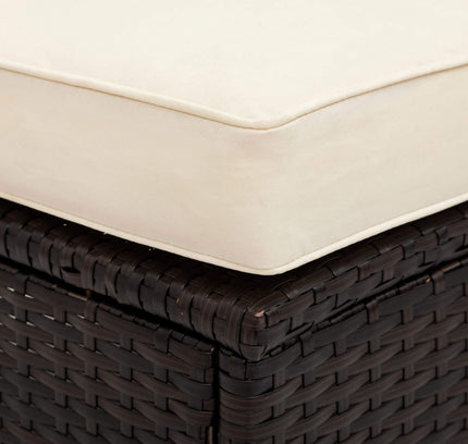 Alora Premium 5-Piece All-Weather Half-Moon Outdoor Rattan Wicker Patio Sectional Sofa Furniture Set With Tempered Glass Table