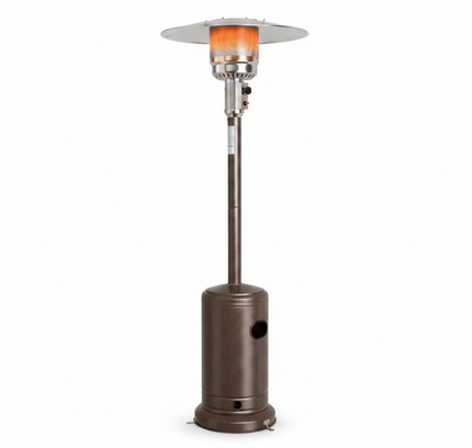 50000 BTU Stainless Steel Propane Patio Heater with Tip-Over Protection