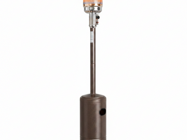 50000 BTU Stainless Steel Propane Patio Heater with Tip-Over Protection