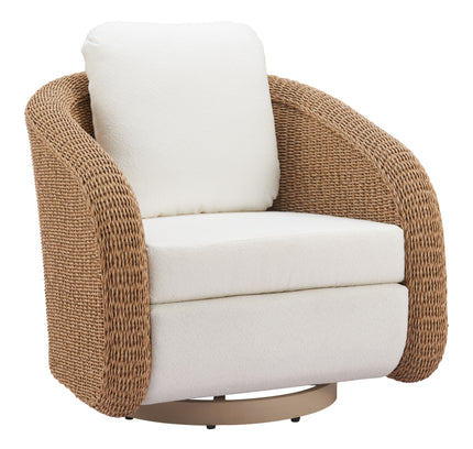 Solara Swivel Chair Ivory
