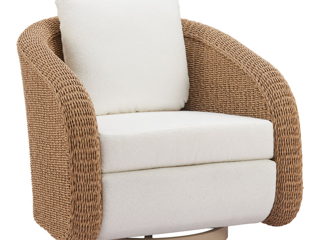 Solara Swivel Chair Ivory