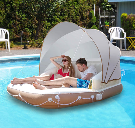 Inflatable Pool Float Lounge Swimming Raft
