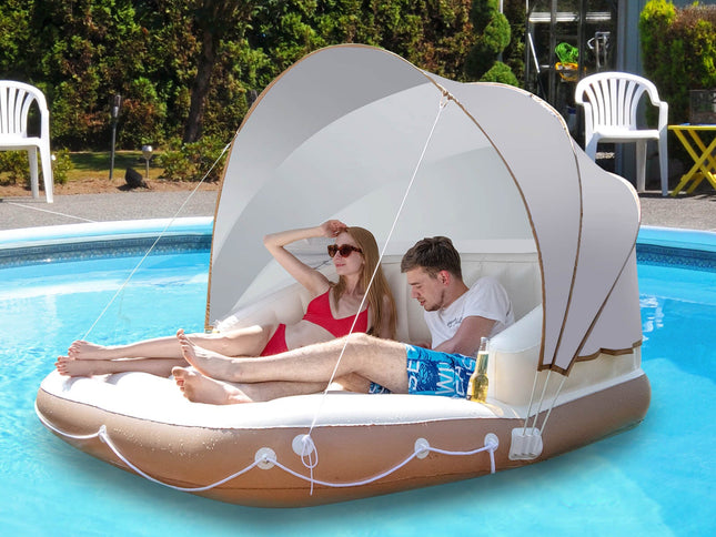 Inflatable Pool Float Lounge Swimming Raft